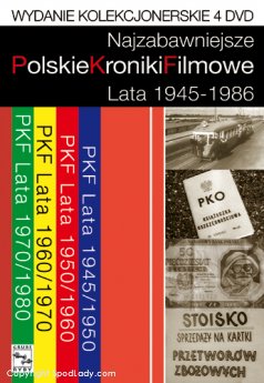 Najzabawniejsze Polskie Kroniki Filmowe lata 1945-1986 box 4 DVD