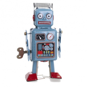 Robot retro na kluczyk