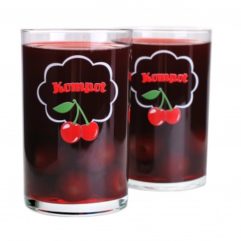 Komplet szklanek do kompotu 
