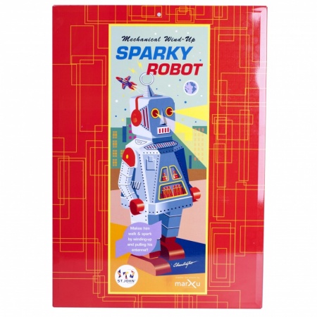 Du�a tablica blaszana Robot Sparky