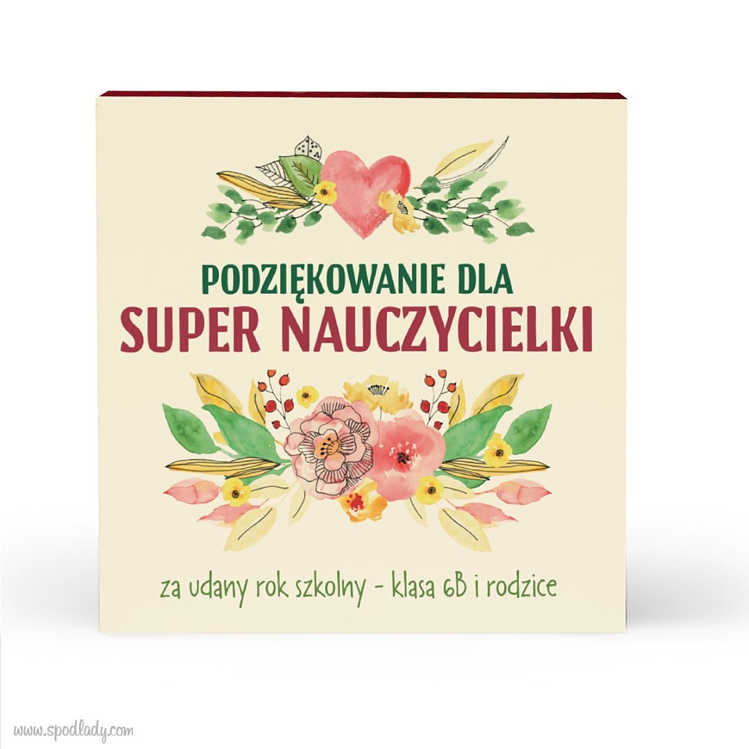 Personalizowane serce piernikowe 