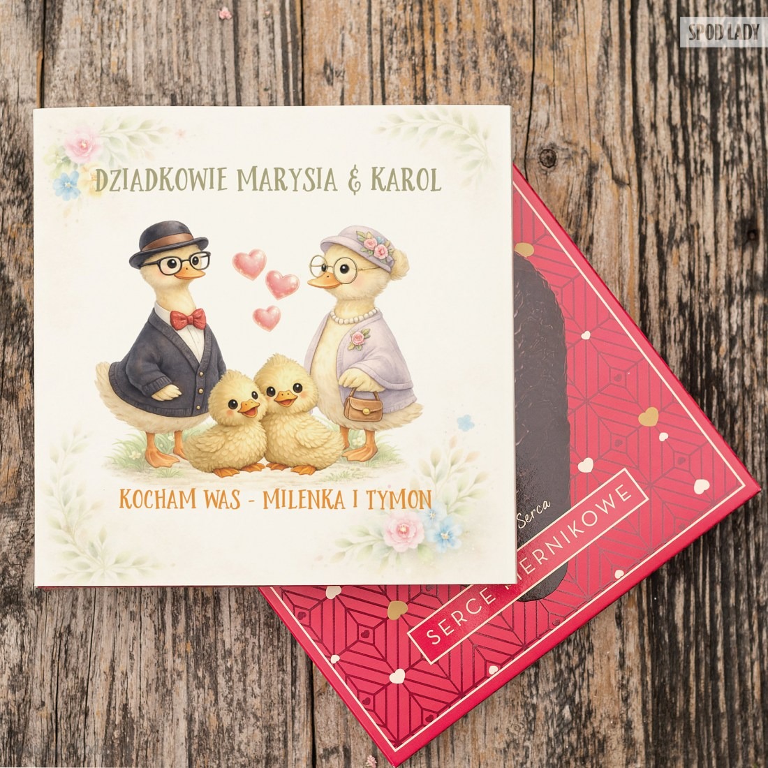 Pierniczek od dw�ch kaczuszek dla Dzuadk�w - Serce piernikowe 3