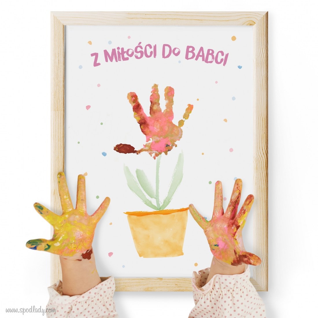 Co Można Dać Na Dzień Babci Obrazek "Kwiatek dla babci" :: Spod Lady - retro prezenty
