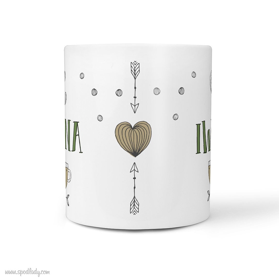 Zestaw �wi�teczna herbatka - kubek bia�y g��wne prz�d