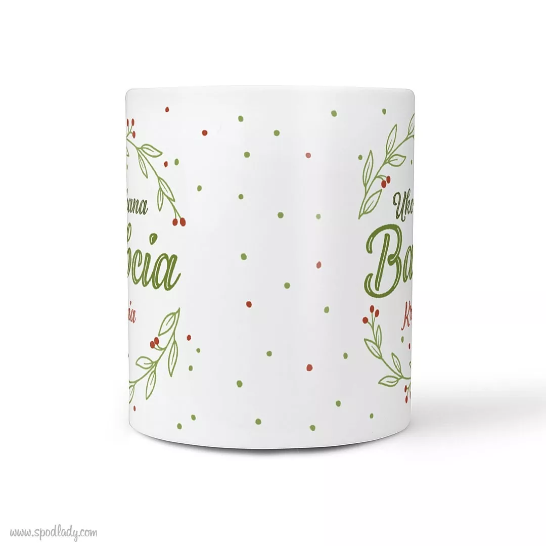 Zestaw �wi�teczny dla babci - kubek bia�y g��wne prz�d