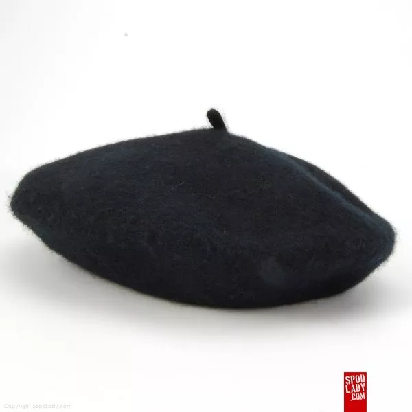 Beret czarny robotniczy