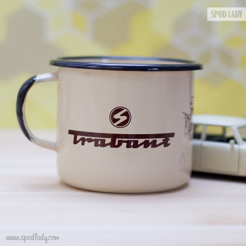 Kubek Emaliowany Trabant Spod Lady Retro Prezenty