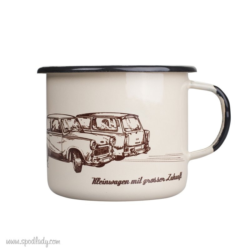 Kubek Emaliowany Trabant Spod Lady Retro Prezenty