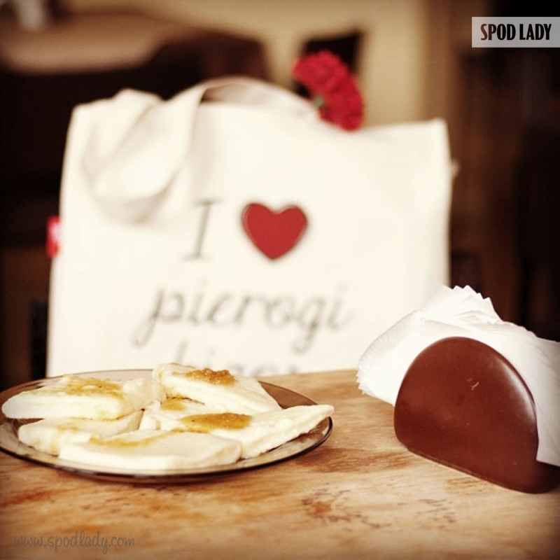 Prezent z Polski. Torba: I love pierogi. Pomys na zabawny upominek.