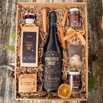 Zestaw Moc �wi�tecznych delikates�w i czerwone