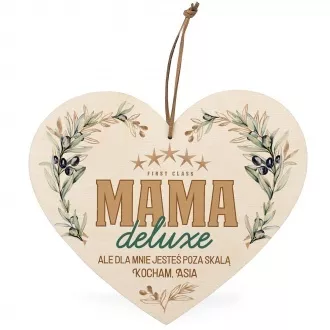 Personalizowane serce "Mama deluxe"