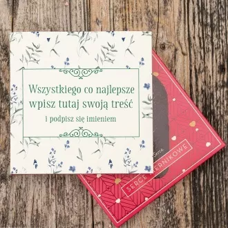 Duże serce piernikowe z dedykacją