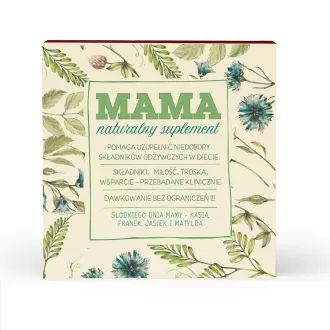 Personalizowane serce piernikowe dla Mamy "Naturalny suplement"