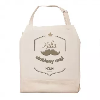 Fartuch personalizowany "Ulubiony mąż"