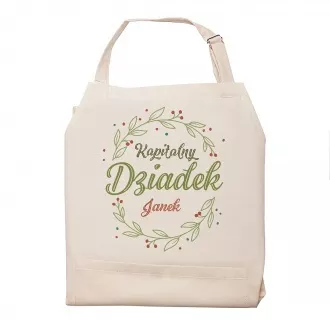 Fartuch z imieniem "Kapitalny dziadek"