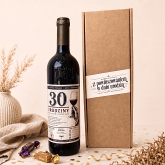 Wytrawne wino w kartoniku na 30-tk�
