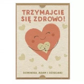 Kartka "Trzymajcie si zdrowo"