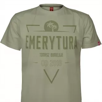 Koszulka męska "Emerytura" z personalizacją