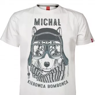 Koszulka męska z imieniem "Kierowca bombowca"
