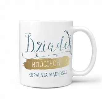 Kubek personalizowany "Dziadek - kopalnia mądrości"