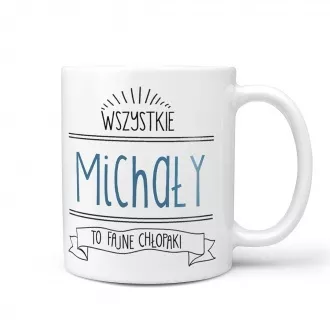  Kubek z imieniem "Fajne chłopaki"