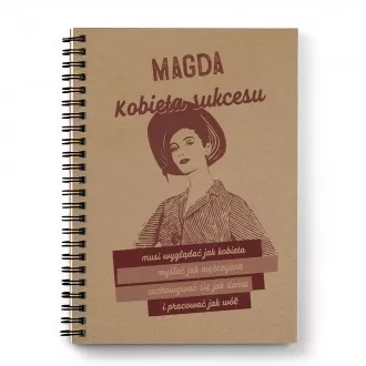 Notes "Kobieta sukcesu" z imieniem
