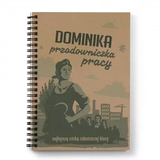 Notes "Przodowniczka" z imieniem