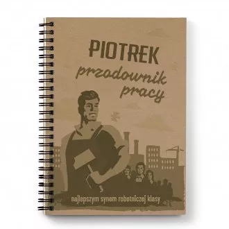 Notes "Przodownik" z imieniem