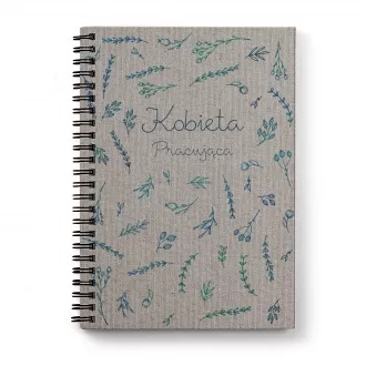 Notes w kwiaty z Twoim tekstem