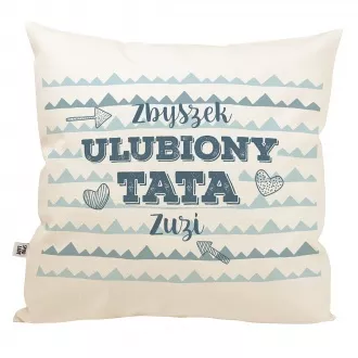 Personalizowana poduszka "Ulubiony tata"