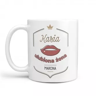 Personalizowany kubek "Ulubiona żona"