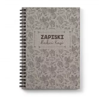 Personalizowany notatnik "Zapiski"