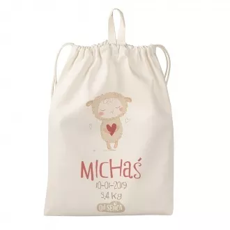 Personalizowany woreczek dla noworodka "Owieczka"