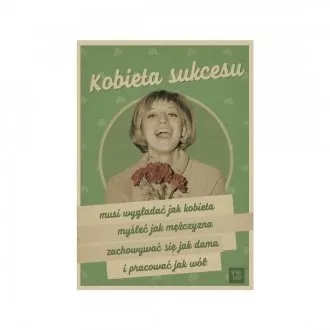 Gadżet - Pocztówka Kobieta sukcesu
