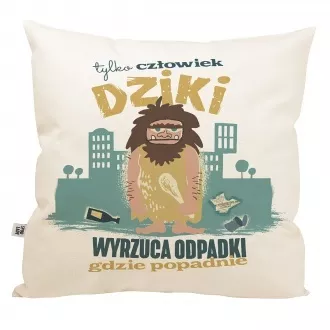 Poduszka "Człowiek dziki"