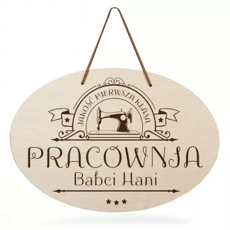 Tabliczka personalizowana "Pracownia"