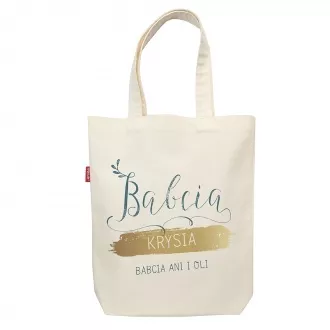 Torba z imieniem "Babcia - skarbnica mioci"
