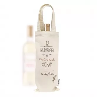 Torebka na alkohol "Najbardziej w mamie kocham..."