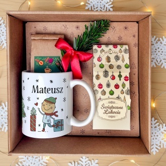 Zestaw witeczny z imieniem dla niego