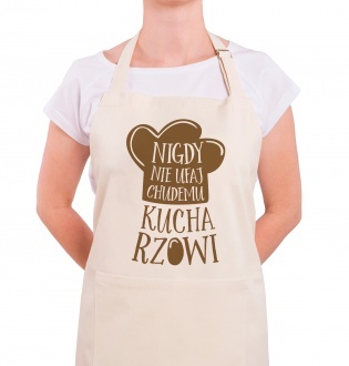 Fartuch "Nie ufaj chudemu kucharzowi"