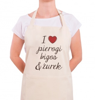 Fartuch "I love pierogi"