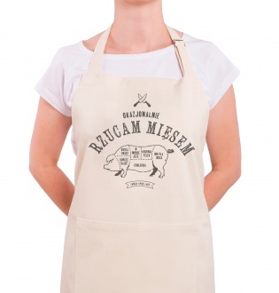 Fartuch "Rzucam mi�sem"