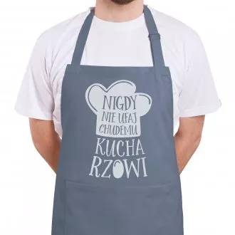 Fartuch "Nie ufaj chudemu kucharzowi"
