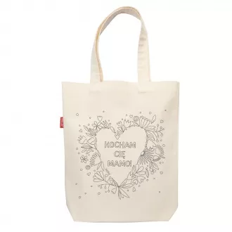 Torba do kolorowania "Kocham ci mamo"