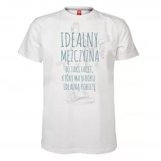 Koszulka męska "Idealny mężczyzna"