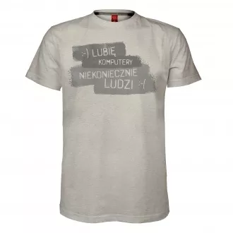 Koszulka męska "Lubię komputery, niekoniecznie ludzi"