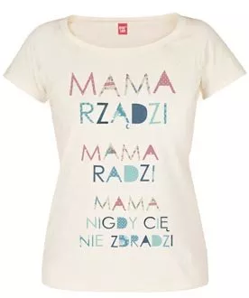 Koszulka damska "Mama rzdzi"