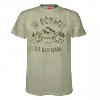 Koszulka męska "W górach jest wszystko co kocham"