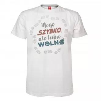 Koszulka męska "Mogę szybko, ale lubię wolno"