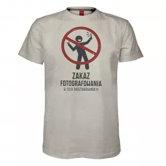 Koszulka męska "Zakaz fotografowania"